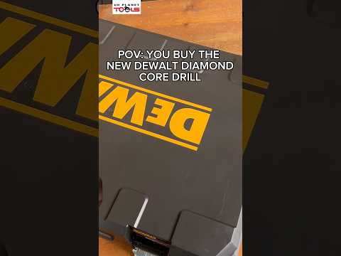 DCD150NK powers through cores up to 162mm! Pre-order now! #dewalttools #newrelease #toolsofthetrade