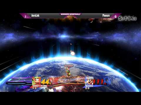 SW13 Smash Wii U - AeroLink (Diddy Kong) vs Phenom (Fox, Mario) - Winners Semifinals