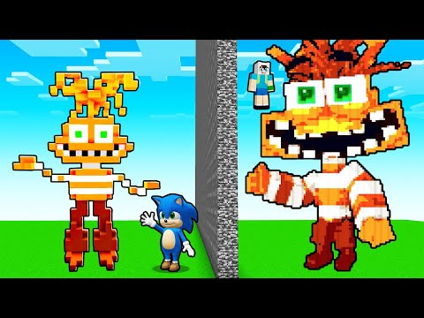 YAPI KAPIŞMALARINDA TERS YÜZ İLE ARKADAŞIMI TROLLEDİM 😨 Minecraft