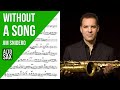 Jim Snidero on "Without a Song" | Solo Transcription (Eb)