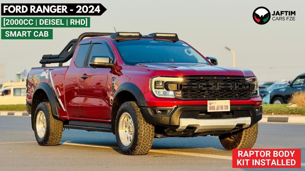 فورد رانجر RAPTOR BODY KIT INSTALLED | SMART CAB | 2024 | 360 VIEW CAMERA | AT | 2.0L | PUSH START video