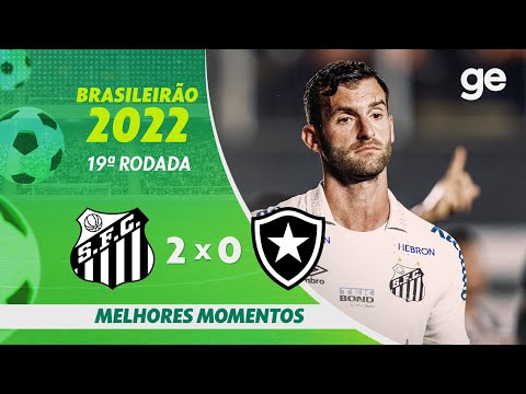 Vídeo / Santos 2 x 0 Botafogo -Brasileirão 2022!