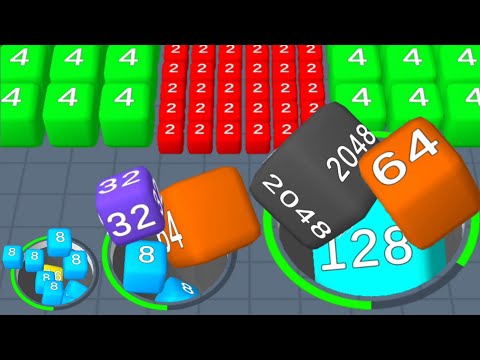 2048 Hole: Drop The Cube | 2048 Black Hole 🕳 NumberBlack's Games (Max Level) 2048 Hole Attack