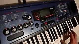 Yamaha DJX - demo of a rare (and excellent) keyboard/sampler