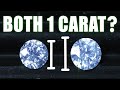DIAMOND CARAT EXPLAINED With SIZE COMPARISONS Why Most 1 Carat Diamonds Are Different Sizes