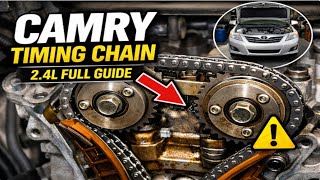 Toyota Camry 2.4 Timing Chain Job Full Guide Instructions P1