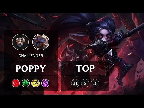 Poppy Top vs Renekton - TR Challenger Patch 9.1