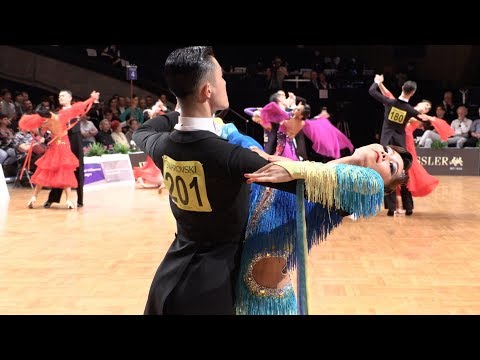 Song Zhijun - Hu Jingyi CHN | Viennese Waltz | WDSF GrandSlam Standard | GOC 2018