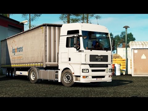 ETS 2 1.25 RusMap 1.6.3 MAN TGA Volokolamsk - Moscow