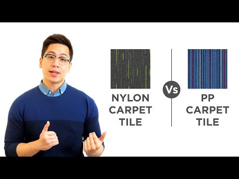 Nylon carpet tile vs pp carpet tile
