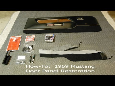 1969 1970 Mustang Door Panel Restoration How To - Ford, Mach 1, Shelby, Boss