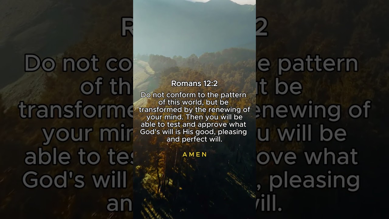 Romans 12:2 | Daily Bible Verse #bible