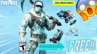 How To Get/Claim the "DEEP FREEZE" Bundle FREE in Fortnite!