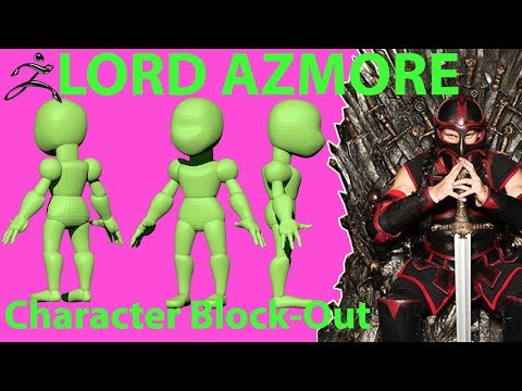 Stylized Character in ZBrush - Block Out