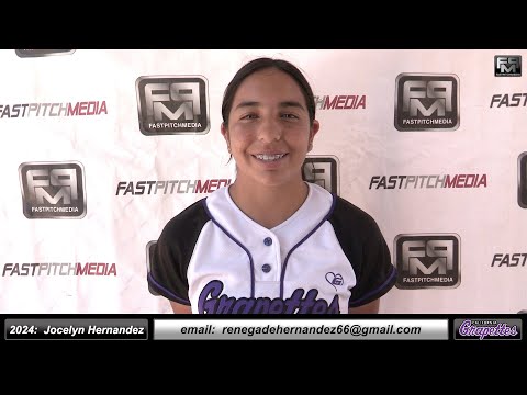 2024 Jocelyn Hernandez 3.7 GPA - Catcher, 3rd Base & Outfielder Softball Skills Video - Ca Grapettes