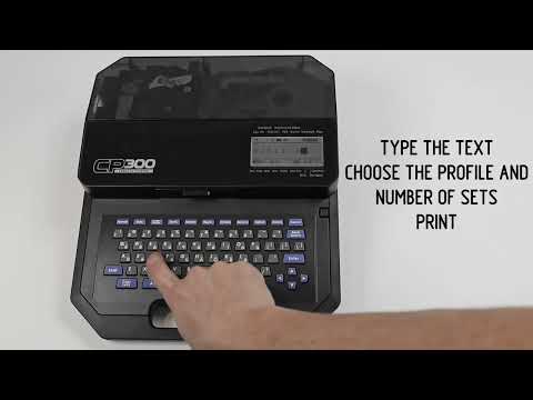 CP300 - Cable ID Printer - First printing