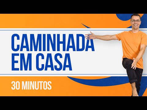⭐ CAMINHADA EM CASA 10MIL PASSOS - 10 | NÍVEL 3 e 4 | Exercícios sem impacto para Emagrecer