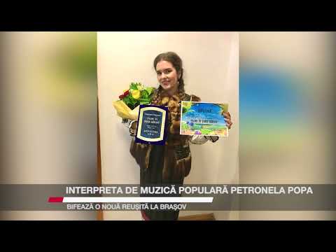 Interpreta de muzică populară Petronela Popa bifează o nouă reușită la Brașov