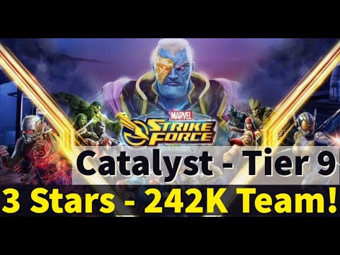 Catalyst of Change Tier 9 Guide with 242K Team! | How to 3 Star Challenge | MARVEL Strike Force
