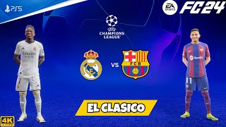 FC 24 - Real Madrid Vs Barcelona - UEFA Champions League Final 23/24 | PS5™ [4K60]