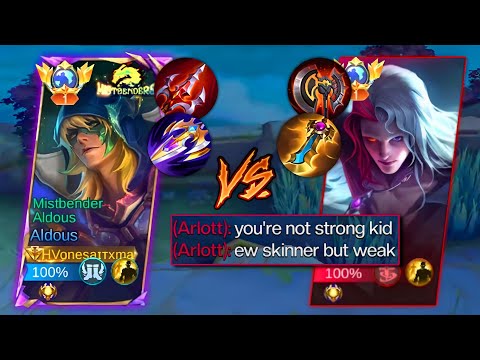 ALDOUS BEST EFFECTIVE WAY TO DEAL AGAINST THIS TRASHTALKER ENEMY!!!🔥 (don't underestimate aldous)