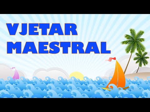 Vjetar Maestral - Tekst- Dječje pjesme, pjesme za bebe