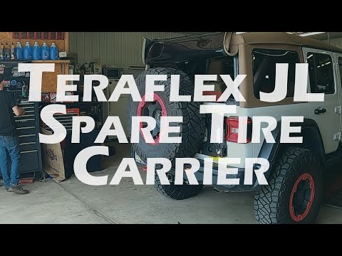 Teraflex's New Jeep JL Spare Tire Carrier!