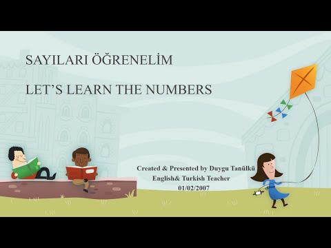 TÜRKÇE SAYILARI ÖĞRENELİM! – LET’S LEARN THE NUMBERS IN TURKISH!