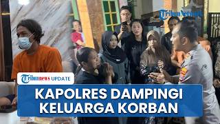 Kapolres Mojokerto Beri Biaya Pengobatan dan Dampingi Keluarga Korban Pembunuhan di Puri