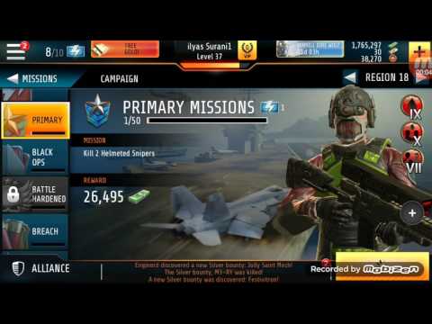 Kill Shot Bravo Region 18/2 Primary Mission Complete