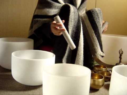 Armonizacion con Cuencos De Cuarzo