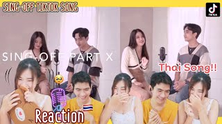 Download lagu [Reaction🇹🇭] SING-OFF TIKTOK SONG PART X | So surprise!!!!🍓💥 mp3