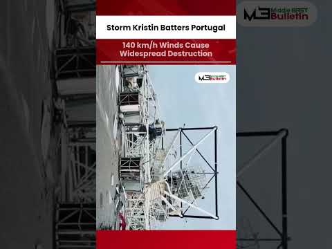 Storm Kristi Slams Portugal with 140 km/h Winds, Causing Widespread Damage