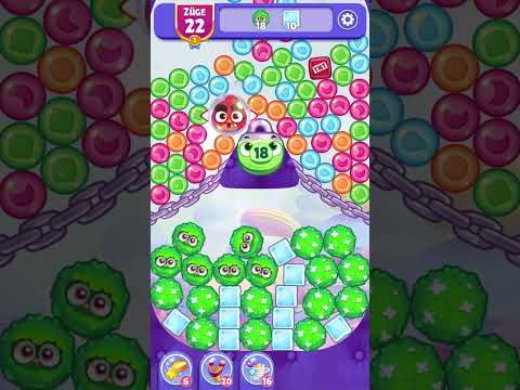 Angry Birds Dream Blast Level 187 no booster [Gameplay] optimized for smartphones [Rovio]