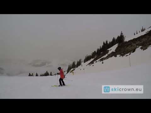 Saalbach Salzburger Land Austria / ski run 8, short video 55"