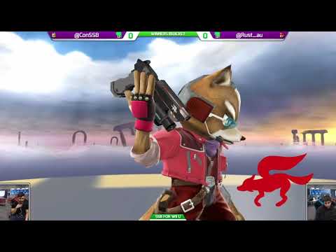 SAFGC Spring Season R2 2017 - Smash 4 - ESG | Con (Fox) vs Rust (Mario) - Winners Semis