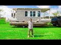 I Bought A FLOATING TINY HOME!!!! (Catch & Cook Cabin)