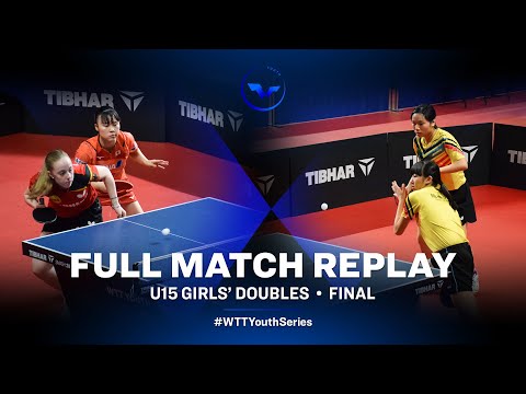 NEUMANN/TAKEYA (GER/JPN) VS WU/PENG (TPE) | U15 GD F | WTT Youth Star Contender Skopje 2023