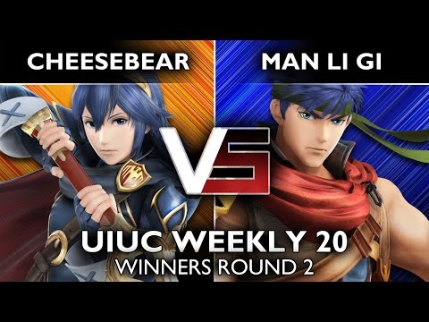 [Smash 4 Weekly #20] Singles Winners Round 2: Cheesebear (Sheik, Lucina) vs. Man Li Gi (Ike, DK)
