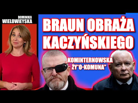 BRAUN o KACZYŃSKIM: „Kominternowska ży*o-komuna” | Dominika Wielowieyska, 31.01.2026