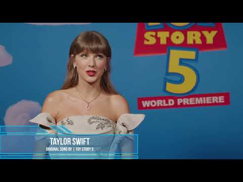 泰勒絲在《玩具總動員5》首映會的星光大道專訪！🚀 (Taylor Swift Carpet Interview at Toy Story 5 Premiere)