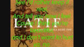 Latif I don&#39;t Wanna Hurt You with Lyrics