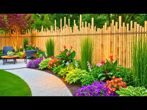 Backyard Bamboo Fencing Ideas | DIY Privacy Screen & Outdoor Bamboo Fence Designs for Style Retreat!