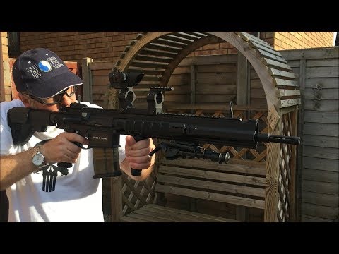 Black Umarex G28 DV version  AEG, unboxing and test fire - Airsoft G28