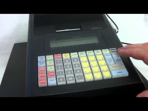 How To Run Z1 Financial End Of Day Sales Report On The Sam4S ER230 / ER-230 / ER230M Cash Register