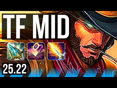TWISTED FATE vs SYNDRA (MID) | KR Master | 25.22