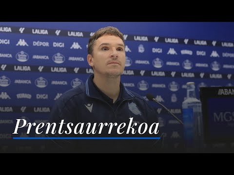 POSPARTIDO | Ansotegi: “Hemos estado más acertados” | RC Deportivo 0-3 Sanse | Real Sociedad