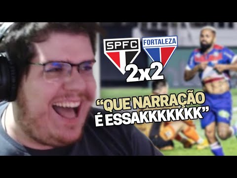 CASIMIRO REAGE A SÃO PAULO 2X2 FORTALEZA PELAS QUARTAS DA COPA DO BRASIL 2021 | Cortes do Casimito