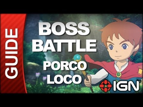 Ni No Kuni: Wrath of the White Witch - Boss Battle Strategy: Porco Loco
