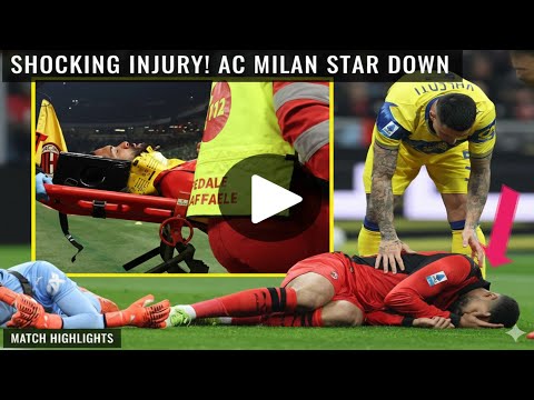 Ruben Loftus-Cheek HORROR Head Injury vs Parma😱Jaw Fracture After Goalkeeper Collision | AC Milan up